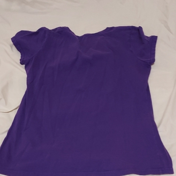 Purple Short Sleeve Tee with Growth Mindset Design - Picture 3 of 8